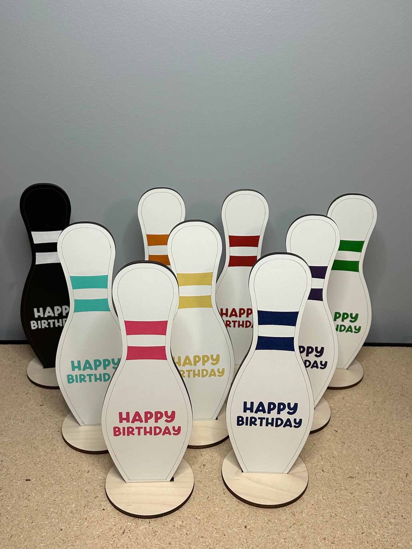 Bundled birthday pins