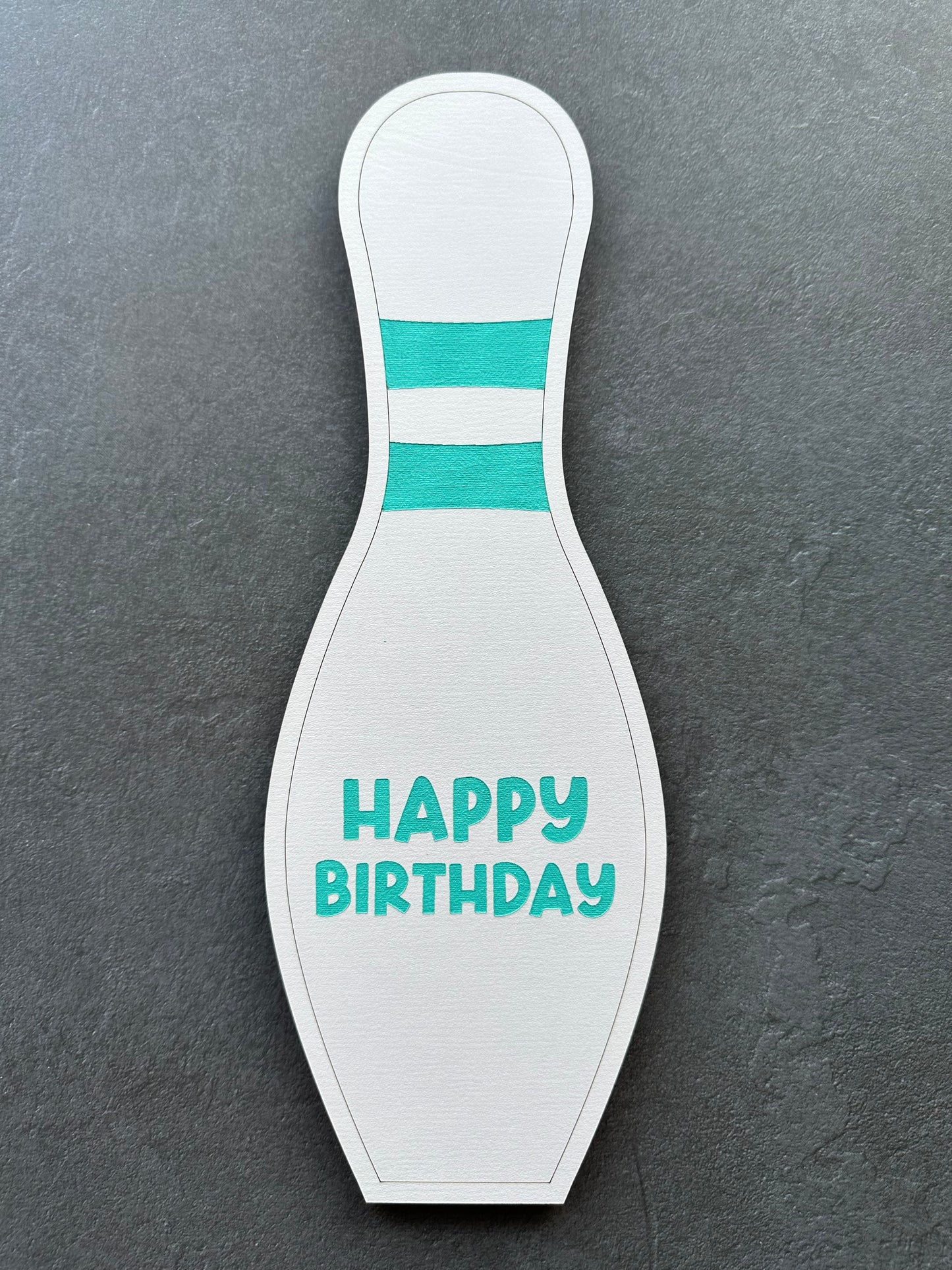 Birthday bowling pin