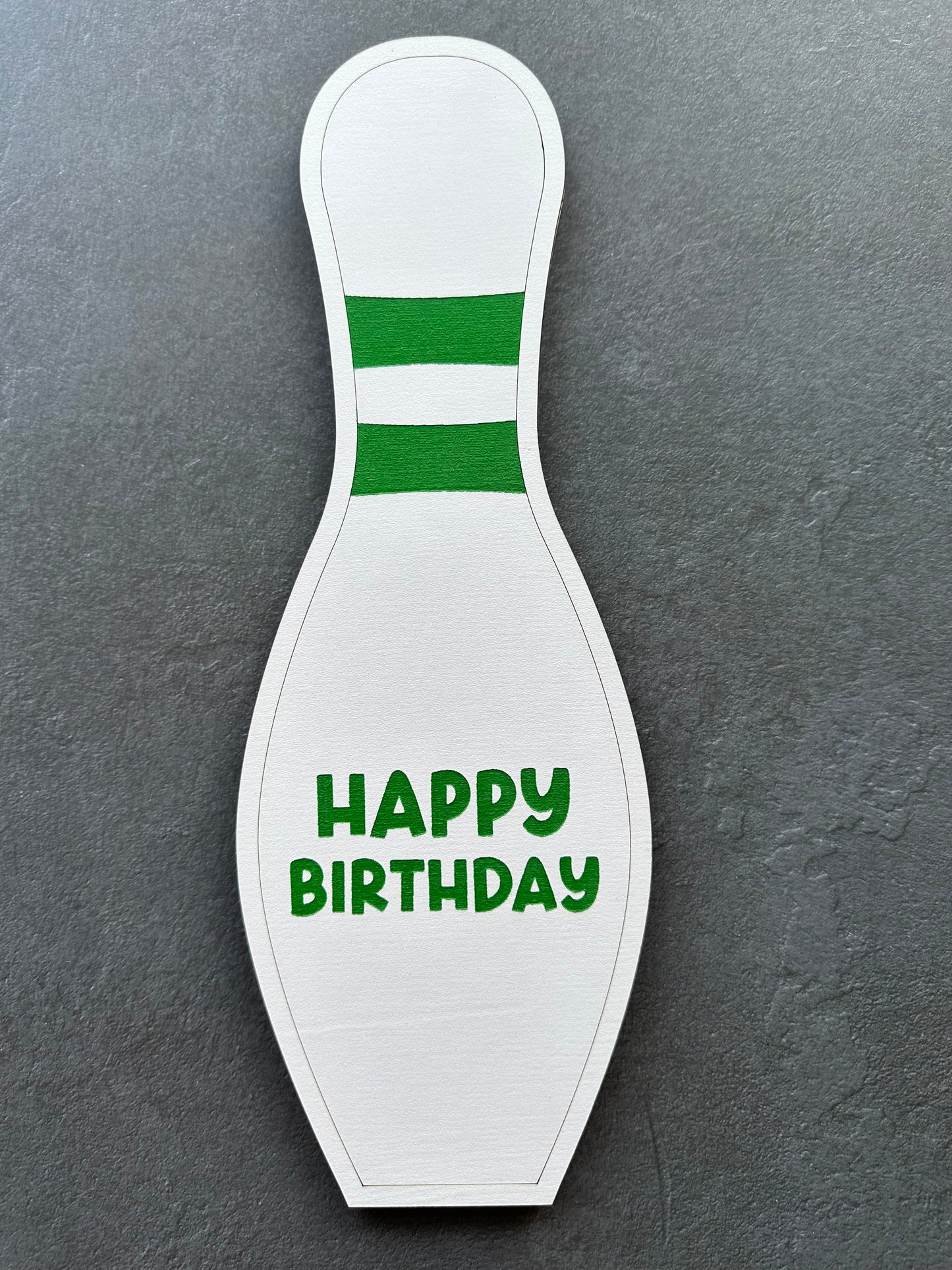 Birthday bowling pin