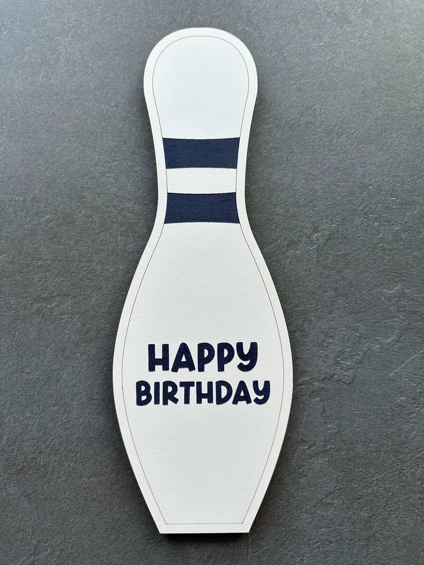 Birthday bowling pin